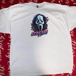 White Custom Made T-shirt…. 1 Sided… Unisex New without Tags